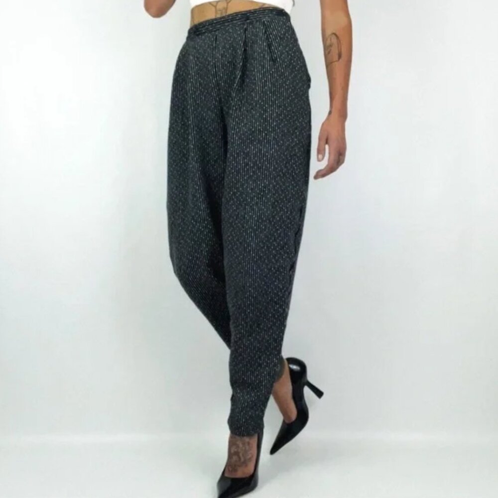 Vintage ✨ Striped Bouclé Trousers